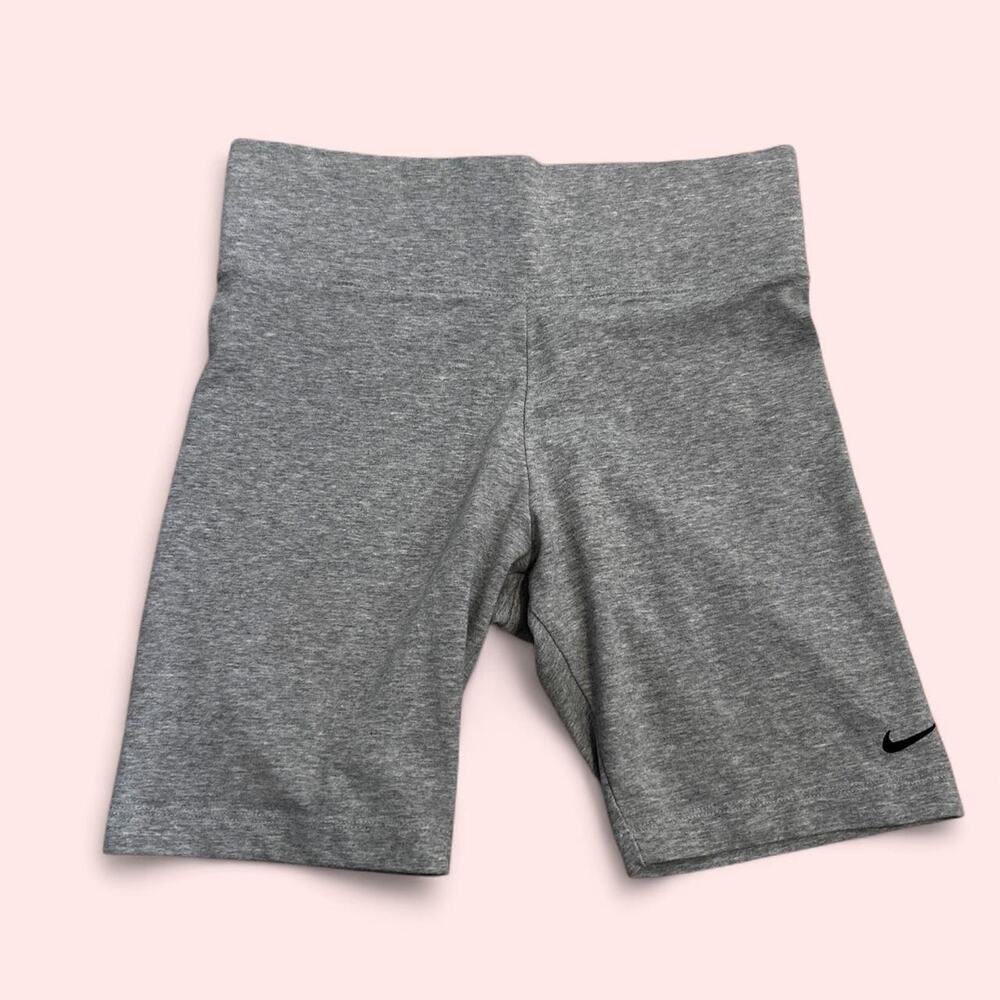 Gray nike cotton biker